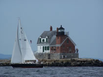 Black Bear and the Rockland Breakwater Light